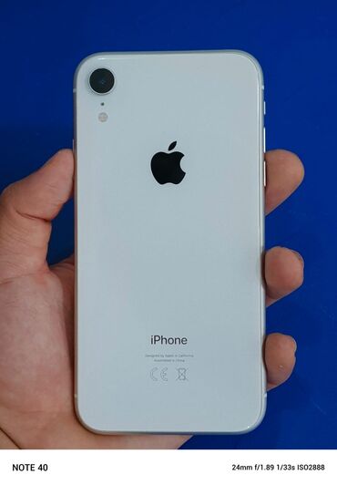 iphone satışı: IPhone Xr, 64 ГБ, Белый, Face ID