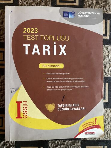 Elektrik nəqliyyatı: Azərbaycan Tarixi Testlər 11-ci sinif, DİM, 1-ci hissə, 2023 il