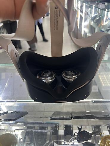 Видео оюндар жана приставкалар: Очки виртуальной реальности Meta/Oculus Quest 2 с контроллерами и — 2