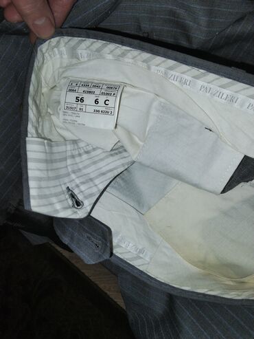 Kostyumlar: Kostyum, Demisezon, Pal Zileri, 8XL, rəng - Boz — 9