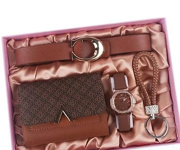 torba river island: Ženski poklon set 4u1Set sadrži: ? Elegantni novčanik sa šarom i — 1