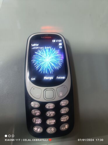 Great Wall: Nokia 3310, 2 GB, rəng - Göy, Düyməli