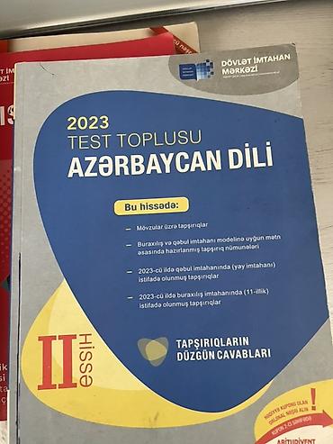 Testlər: Azərbaycan dili Testlər 11-ci sinif, DİM, 2-ci hissə, 2023 il — 1