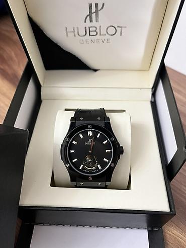 gun eynəyi: Hublot Geneve kişi qol saatı – qara rəngli, zərif dizayn Orginal — 2