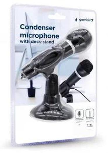 Zvučnici, slušalice i mikrofoni: Gembird kondenzatorski mikrofon sa stonim stalkom - Tip — 11