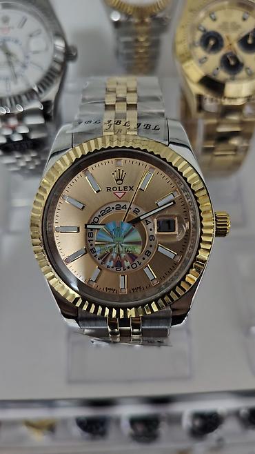 meta eynək: Məhsul: Kvars mexanizmlə işləyən kişi qol saatları (ROLEX üslubunda — 3