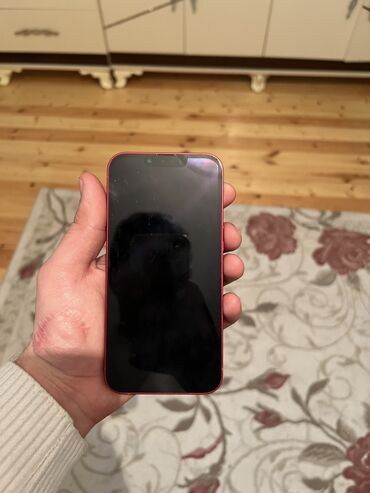 Apple iPhone: IPhone 13, 128 GB, Qırmızı, Simsiz şarj, Face ID