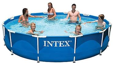Спорт и отдых: Остались большие размеры Каркасные бассейны INTEX для дачи и сада — 3