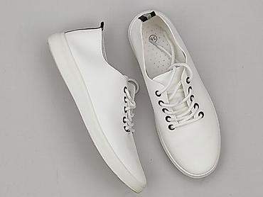 trampki materialowe biale: Sneakersy damskie, rozmiar 38 — 1