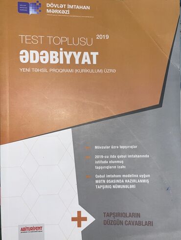 qanunvericilik test toplusu pdf: Ədəbiyyat test toplusu