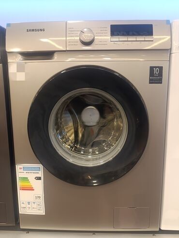 Стиральные машины: Samsung paltaryuyan maşın – ön yükləməli, inox/silver korpus. Texniki