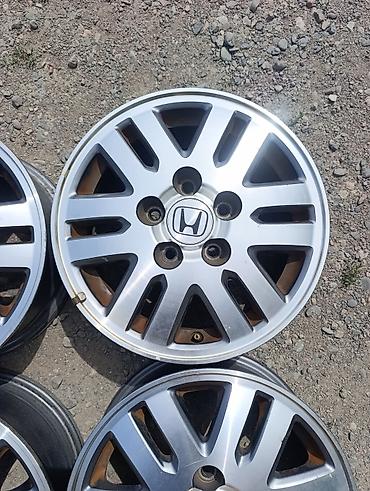 15: Литые Диски R 15 Honda, Комплект, отверстий - 5, Б/у — 5