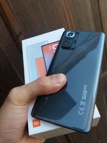 huawei nova 10 pro qiymeti: Xiaomi Redmi Note 10 Pro, 128 GB, rəng - Qara