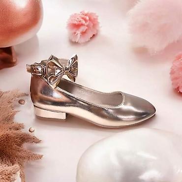 obuca orange: PREDIVNOCA 😍 💎 Prelepe baletankice u bronzanoj boji izradjene od eko — 1