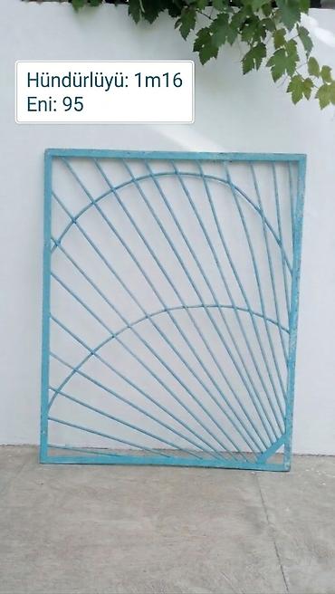 pencere islenmis: 3 ədəd keyfiyyətli metal reşotka - Material: keyfiyyətli və möhkəm — 2