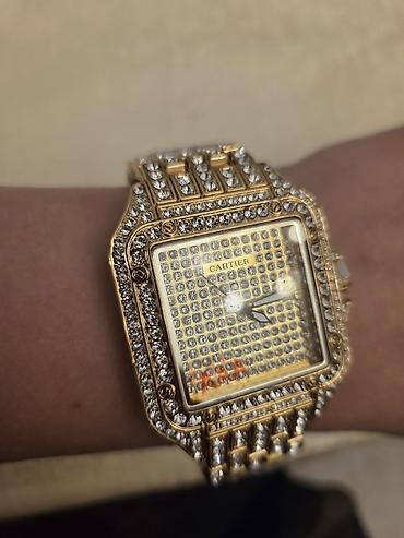 cartier azerbaijan: Cartier tərzində zərif qadın qol saatı - Korpus: qızılı tonlarda — 3