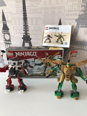 робот пылесос панда: Lego ninjago orginal qizil ninja robot set tepteze alinibdir isteyen