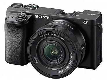 kamera sony: Sony 6400 kitSony α6400 (kit versiya) — Sony-nin güclü APS‑C — 1