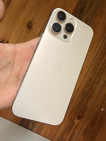 iphone iphone xr: IPhone 16 Pro Max, 256 GB, Desert Titanium, Zəmanət, Barmaq izi, Simsiz şarj — 2