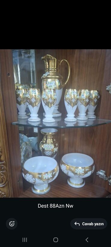 Çay dəstləri və servizlər: Çay dəsti, rəng - Ağ, Farfor, Almaniya