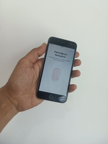ucuz iphone telefonlar: IPhone 6s, 64 ГБ, Черный, Отпечаток пальца