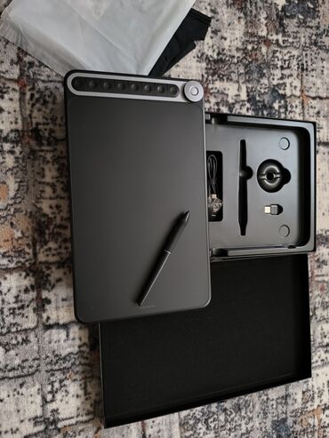 сколько стоит планшет на котором можно рисовать: Huion, Жаңы, Өлчөмү A4, Bluetooth, Кабель, Менен шайкеш Android, Терезелер, iOS