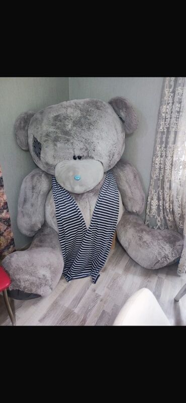uşaq jaketi: Teddy ayi Ag çiçəyimden 2 ay once alinib ideal veziyyetdedir evde yer