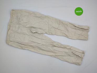 lniane spodnie pull and bear: St. Bernard, Spodnie materiałowe damskie, rozmiar M — 3