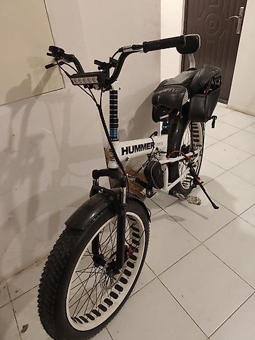elekdirikli sukuter: Elektrik fatbike velosiped – HUMMER brendli qatlanan karkaslı model — 1