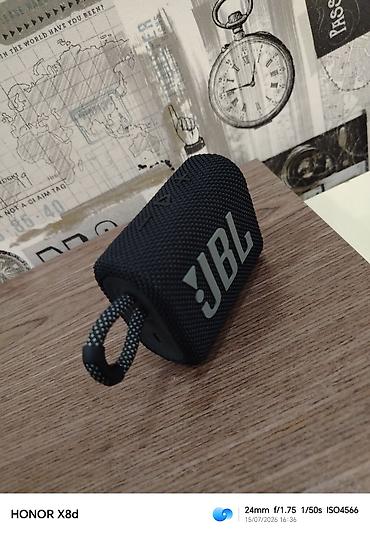 dinamikleri: JBL GO 3 portativ Bluetooth kolon - Brend/model: JBL GO 3 - Rəng — 2
