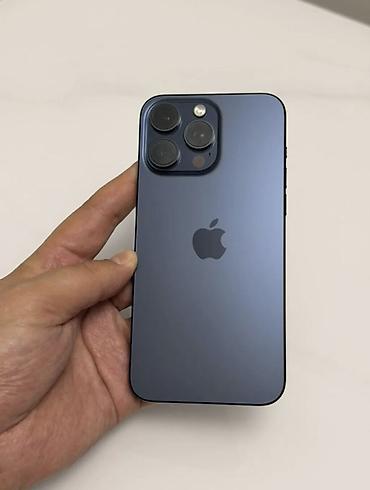 redmi note ош: IPhone 15 Pro Max, Б/у, 256 ГБ, Sierra Blue, 85 % — 2