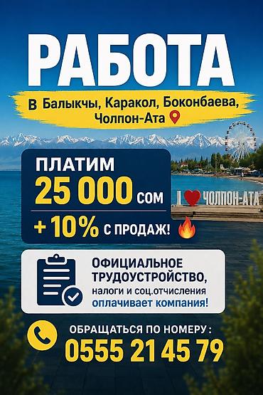 sprinter 315: Работа в Балыкчы,Каракол,Боконбаева,Чолпон-Ата 📍 Платим 25 000 сом + — 1
