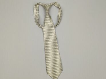 Krawaty i akcesoria: Krawat, kolor - Biały, stan - Bardzo dobry