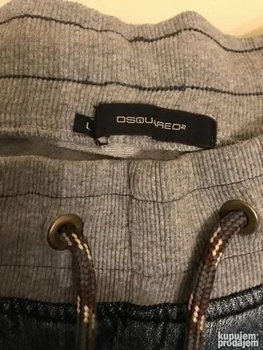 Trenerke: Donji deo trenerke, XL, Dsquared2, bоја - Siva, Pamuk — 3