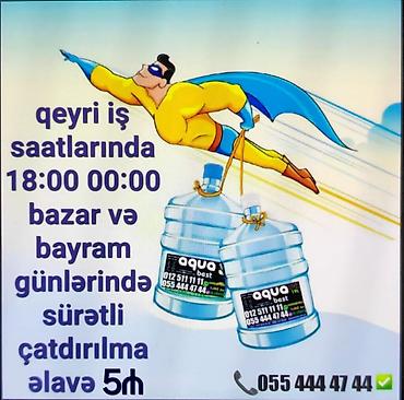 sirab su evlərə çatdırılma: Su pompası 🅂🅄 nasosu"Uysal" 12m Bidon kranı Baçok krantı Butulka — 2