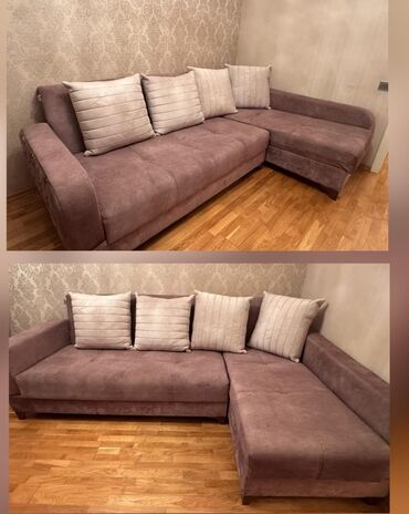 Divan və masa dəstləri: Künc divan