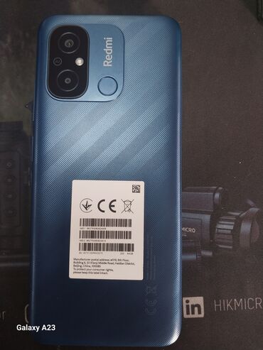 Electronics: Xiaomi Redmi 12C, 64 GB, color - Light blue, 
 Fingerprint, Dual SIM cards, Face ID