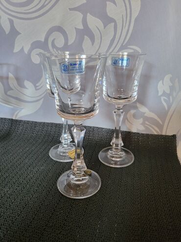 Čaše: Case nove kristal,led kristal Austrija 90te.god. za zestoko pice — 10