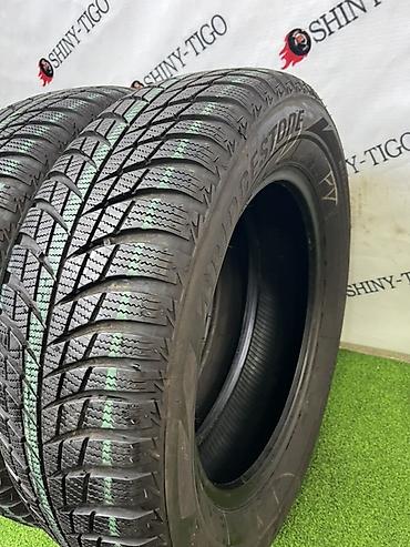 близак шины: Шины 215 / 65 / R 17, Зима, Б/у, Пара, Легковые, Bridgestone — 2