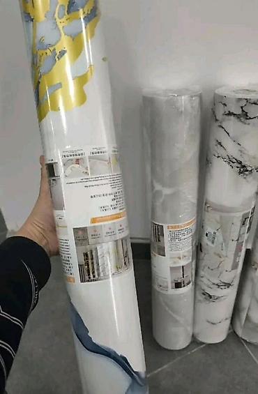 Tapete: Samolepljiva zidna obloga – mermer dezén 60cm x 3mProdajem dekorativnu — 3