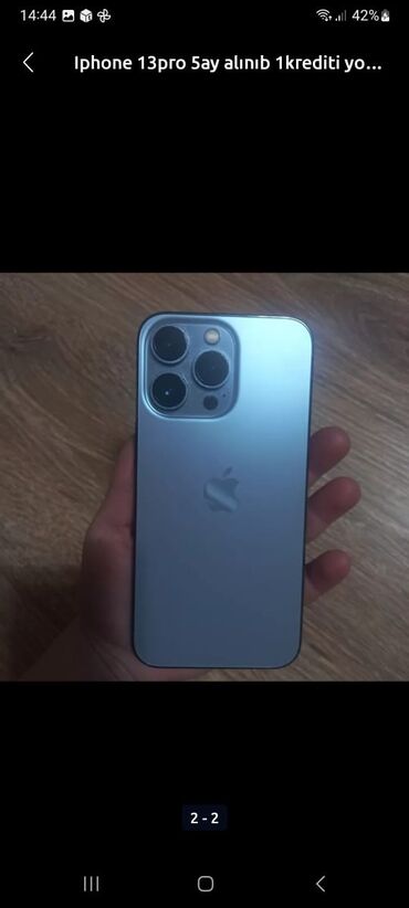 iphone 13 pro satışı: IPhone 13 Pro, 128 GB, Barmaq izi, Face ID