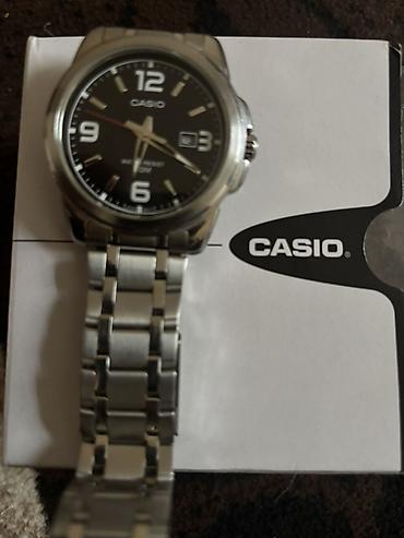 Наручные часы: Casio kişi qol saatı - Klassik analoq göstərimli model, qara — 1
