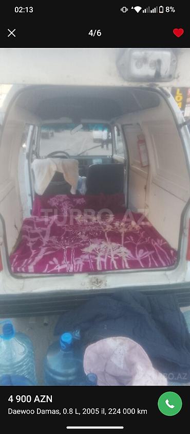 byd gunluk kirayə: Daewoo Damas: 0.8 l | 2005 il Van body type — 4