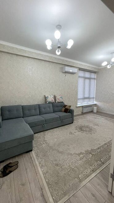 агенство кыргыз недвижимость: 2 комнаты, 52 м², Элитка, 6 этаж, Евроремонт