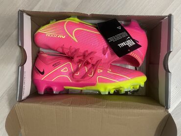 валиболный форма: Футбольные бутсы Nike Zoom Vapor 15 Elite FG в ярком розовом цвете с