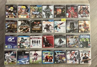 pc disk: PS3 diskləri tək-tək 5 manat birlikdə 110 manat . Çoxunun kitabçası