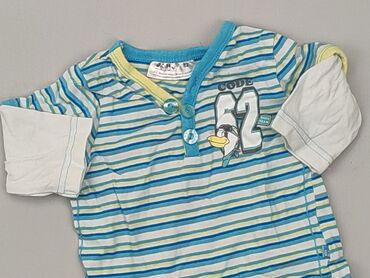 bluzka w paski dla chłopca: Bluza, 0-3 m, stan - Dobry