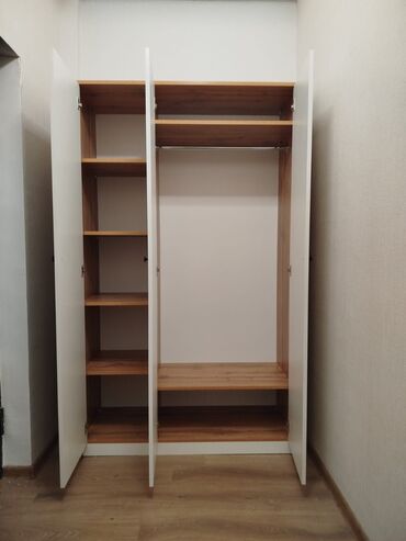 шкаф для обуви: Yeni, Açılan, 3 qapılı Düz dolab, Qarderob, paltar dolabı