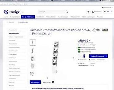 Ostali kancelarijski nameštaj: Preklopni stalak za brošure/letke – 5 nivoa - Samostojeći stalak sa 5 — 19