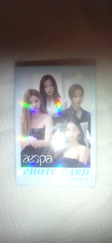 ящик для яблоко: Набор фотокарт aespa - Тематика: k‑pop группа aespa, индивидуальные и — 1